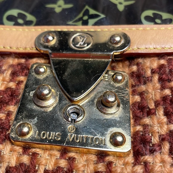 Louis Vuitton Vintage Limited Edition Rabat Bag in Coated Vinyl, Tweed & Leather - Picture 6 of 15